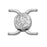 Cymbal Magnetic Clasps for 11/0 Delica & Round Beads, Souda II, Round 15.5x17.5mm, Antiqued Silver Plated (1 Set)
