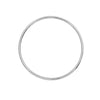 Large Circle Open Frame Link, 25mm Diameter / 18 Gauge Thick, Sterling Silver (1 Piece)