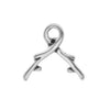 Fine Silver Plated Pewter Bail for 11mm PRESTIGE Crystal Briolette (4 Pieces)