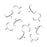 Beadalon Silver Plated Clever Pinch Bails 10mm (10 pcs)
