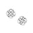 TierraCast Fine Silver Plated Pewter Celtic Open Connector Beads 10mm (2 Pieces)