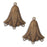 Vintaj Natural Brass Lotus Blossom Connector - 27x22.5mm (2 pcs)