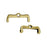 Cymbal Bead Endings for 8/0 Delica & Round Beads, Maronia II, 7x18.5mm, Antiqued Brass Plated (2 Pieces)