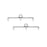 Cymbal Bead Endings for 11/0 Delica & Round Beads, Topolia III, 5.5x23mm, Antiqued Silver Plated (2 Pieces)