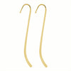 22K Gold Plated Metal Bookmark - Fun Craft Beading Project 4 3/4 Inches (2 Pieces)