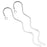 Silver Tone Metal Bookmark - Fun Craft Beading Project 6 1/4 Inches (2 Pieces)