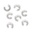 Crimp Bead Covers, 2.5mm Sterling Silver (20 Pieces)