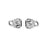 TierraCast Cord Ends, 2-Strand Flora 10.5x7mm, Fits 2mm Cord, Antiqued Silver Plated (2 Pieces)