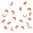Crimp Bead Covers, Crosshatched 3mm, Copper (20 Pieces)