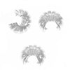 Crimp Bead Covers, Fluted 4mm, Silver Plated (144 Pieces)