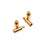 The Beadsmith Cord Ends, Barrel with Ring 10mm, Fits up to 3mm Cord, Gold Plated (4 Pieces)