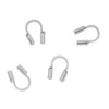 Wire & Thread Protectors, .031 Inch Loops Sterling Silver (10 Pieces)