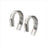 Wire & Thread Protectors, Sterling Silver , 0.019 Inch Loops (10 Pieces)