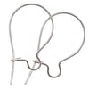 Earring Findings, Kidney Wire Hook 13mm, Sterling Silver (5 Pairs)