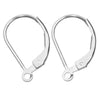 Earring Findings, Classic Leverback 16x10mm, Sterling Silver (1 Pair)