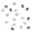 Earring Backs, Earnuts with Medium Clutch 5.5mm, Surgical Steel (50 Pairs)