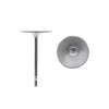 Earring Findings, Post with 6mm Glue On Pad, Surgical Steel (12 Pairs)