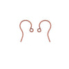Genuine Antiqued Copper Sleek Small Earring Hooks (25 Pairs)