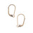 Earring Findings, Interchangeable Leverbacks 17x9mm, Antiqued Brass (5 Pairs)