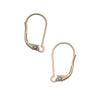 Earring Findings, Interchangeable Leverbacks 17x9mm, Antiqued Brass (5 Pairs)