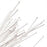 Head Pins, 3 Inches Long and 22 Gauge Thick, Silver Plated (25 Pieces)
