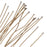Head Pins, 3 Inches Long and 22 Gauge Thick, Antiqued Brass (25 Pieces)