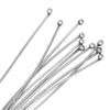Nunn Design Head Pin, with Ball Head 2 Inches Long and 20 Gauge Thick Antiqued Silver (10 Pieces)