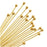 Head Pins, with Ball Head 3 Inches Long and 21 Gauge Thick, 22K Gold Plated (20 Pieces)