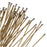Head Pins, 2 Inches Long and 21 Gauge Thick, Antiqued Brass (50 Pieces)