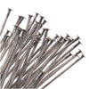 Head Pins, 2 Inches Long and 22 Gauge Thick, Antiqued Silver Plated (50 Pieces)