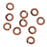 Nunn Design Findings, 5mm 18 Gauge Open Jump Rings, Antiqued Copper (10 Pieces)