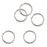 Sterling Silver Split Rings 5mm (10 pcs)