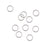 Sterling Silver Split Rings 5mm (10 pcs)