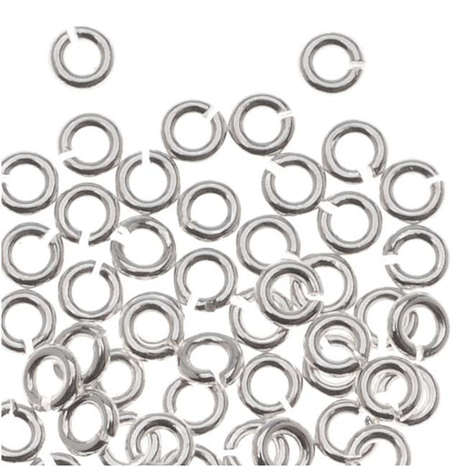 Sterling Silver Open Jump Rings 2.5mm 22 Gauge (20 pcs)