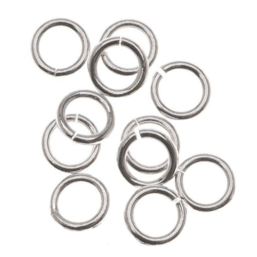 Sterling Silver Open Jump Rings 4mm 21 Gauge (20 pcs)