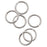 Sterling Silver Open Jump Rings 5mm 21 Gauge (10 pcs)