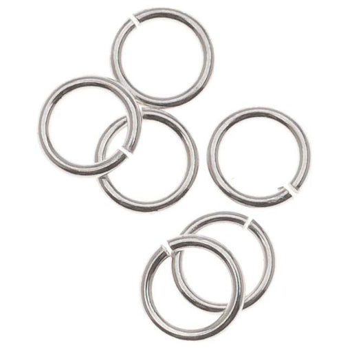 Sterling Silver Open Jump Rings 5mm 21 Gauge (10 pcs)