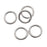 Sterling Silver Closed Jump Rings 5mm 20 Gauge (10 pcs)