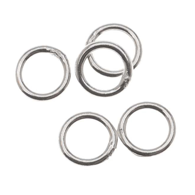 Sterling Silver Closed Jump Rings 5mm 20 Gauge (10 pcs)