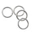 Sterling Silver Closed Jump Rings 6mm 20 Gauge (10 pcs)