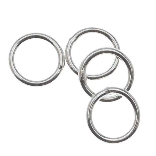 Sterling Silver Closed Jump Rings 6mm 20 Gauge (10 pcs)