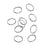 Sterling Silver Open Jump Rings Oval 5x7mm 19 Gauge (10 pcs)