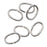 Sterling Silver Open Jump Rings Oval 4x6mm 20 Gauge (20 pcs)