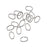 Sterling Silver Open Jump Rings Oval 4x6mm 20 Gauge (20 pcs)