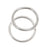 Sterling Silver Closed Jump Rings 10mm 17 Gauge Heavy (4 pcs)