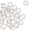 Sterling Silver Open Jump Rings 4mm 19 Gauge Heavy (25 pcs)