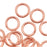 Genuine Copper Open Jump Rings 6mm 18 Gauge (50 Pieces)