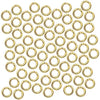 22K Gold Plated Open Jump Rings 4mm 20 Gauge 22k Gold Plated (100 pcs)