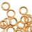 22K Gold Plated Open Jump Rings 5mm 18 Gauge (50 pcs)