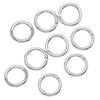 Silver Plated Open Jump Rings 6mm 19 Gauge (50 pcs)
